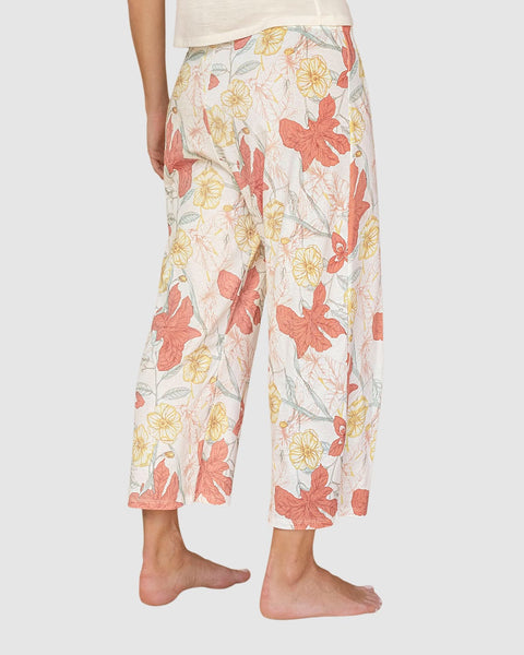 Pantalón largo con elástico en cintura y jareta funcional#color_153-estampado-flores