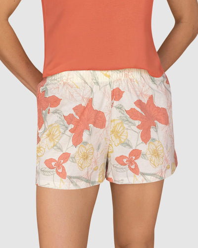 Short corto con encaje lateral#color_153-estampado-flores