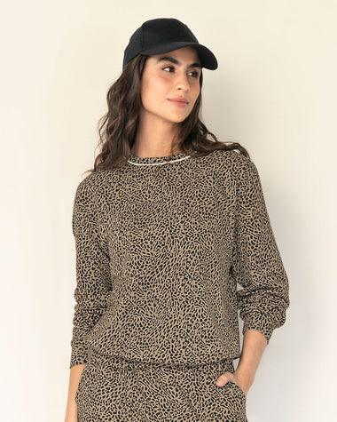 Suéter manga larga estampado#color_225-leopardo