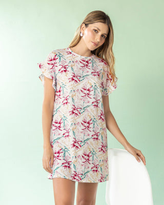 Bata corta con bolero en mangas#color_001-botanico