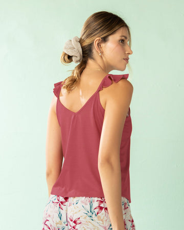 Blusa con bolero en cargaderas#color_328-rosado