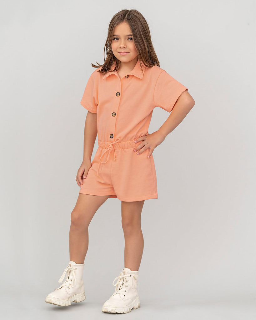 Enterizo Vestido Short Con Cola Para NiÃ±a Enterizo Corto Con