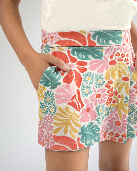 Enagua short con elástico en cintura#color_145-estampado-flores