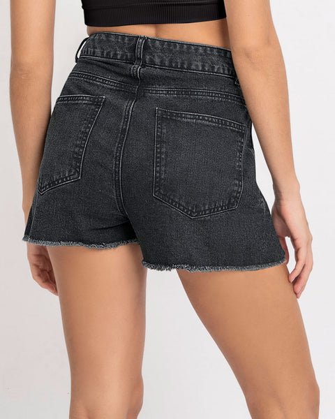 Short mom tiro alto ruedo al corte#color_700-negro