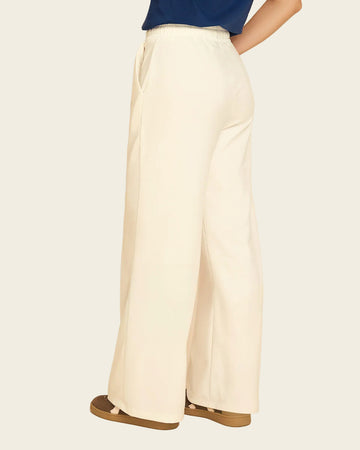 Pantalón tipo jogger con ruedo ancho#color_018-marfil