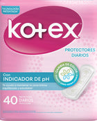 Protectores diarios kotex indicador ph