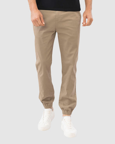 Jogger en drill para hombre#color_813-caqui