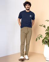 Paquete x2 de camisetas manga corta con cuello redondo#color_986-azul-arena