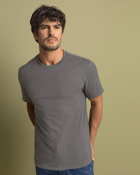 Paquete x 2 camisetas cuello redondo para hombre#color_994-azul-gris