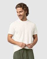 Camiseta manga corta con logo bordado en frente#color_018-marfil