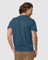 Camiseta manga corta con logo bordado en frente#color_294-azul-petroleo