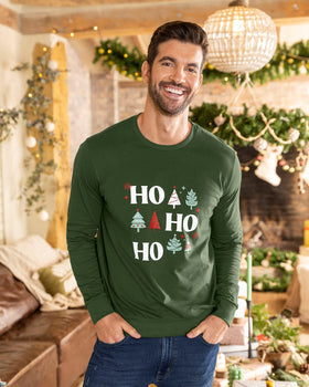 Suéter manga larga con fajón y puños en rib#color_249-verde-navidad