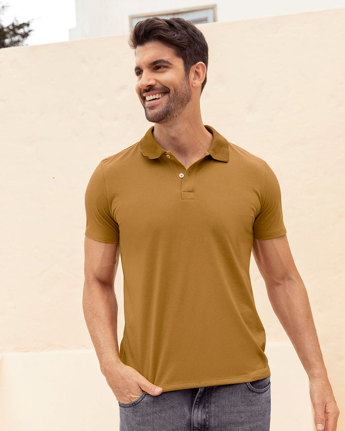 Camiseta tipo polo en jersey#color_835-cafe-medio