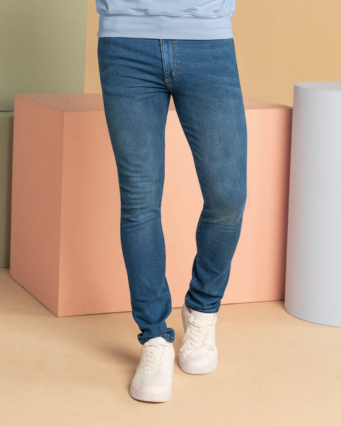 Jean silueta slim para hombre#color_022-azul-claro