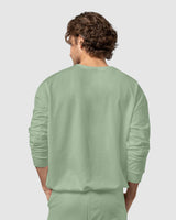Suéter oversized con cuello redondo#color_600-verde