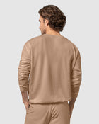 Suéter oversized con cuello redondo