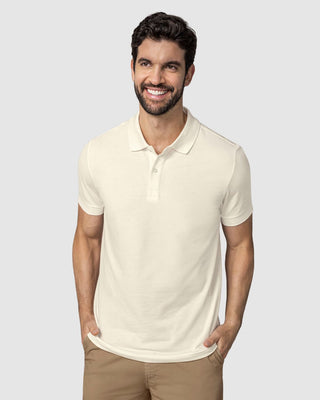 Camiseta tipo polo manga corta masculina#color_018-marfil