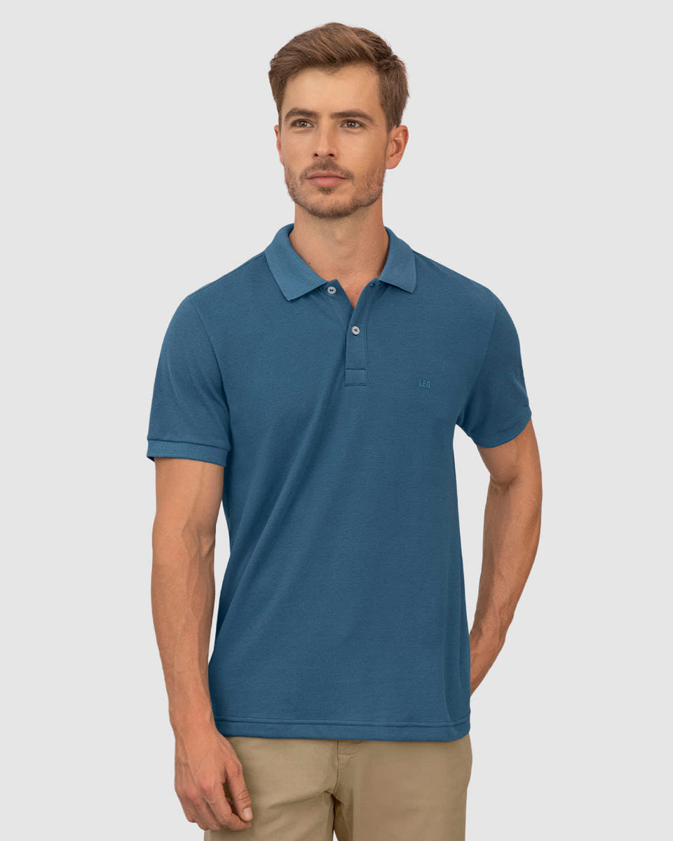 Camiseta tipo polo manga corta masculina