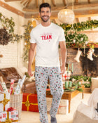 Camiseta manga corta de pijama navidad para hombre