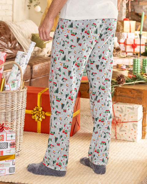 Pantalón ruedo recto con estampado#color_723-estampado-navidad