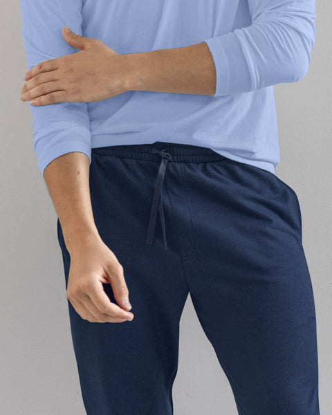 Pantalón jogger masculino#color_457-azul-oscuro