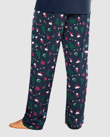 Pantalón de pijama para hombre#color_b39-azul-estampado