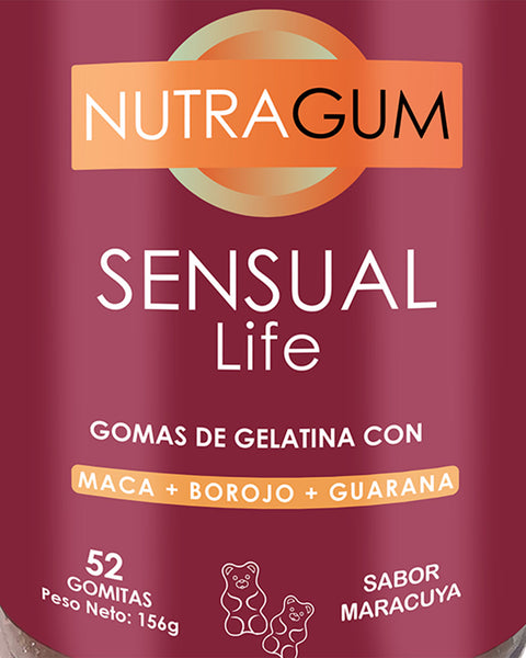 Nutragum Sensual Life: gomas de gelatina con maca, borojó y guaraná#color_001-sensual-life