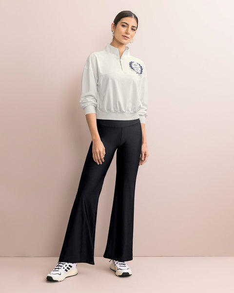 Legging ruedo recto con control de abdomen#color_700-negro