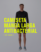 Camiseta deportiva de manga larga con acabado antibacterial para hombre#all_variants