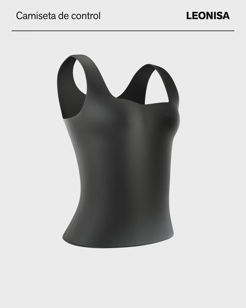 Blusa de control moderado con doble capa en abdomen#all_variants