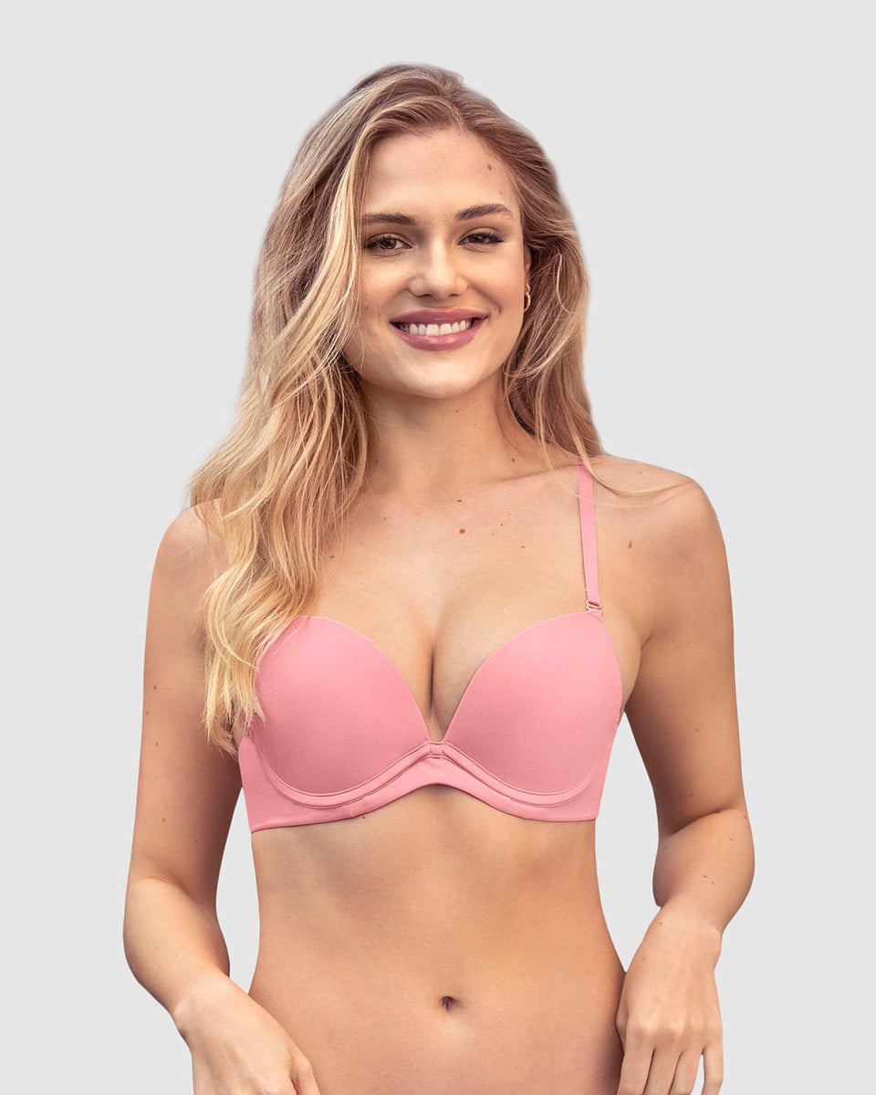 Brasier push up de doble realce con arco