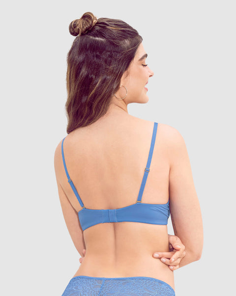 Brasier push up de doble realce con arco#color_558-azul-medio