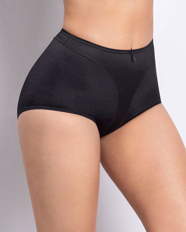 Bloomer clásico tiro alto de control de abdomen#color_700-negro