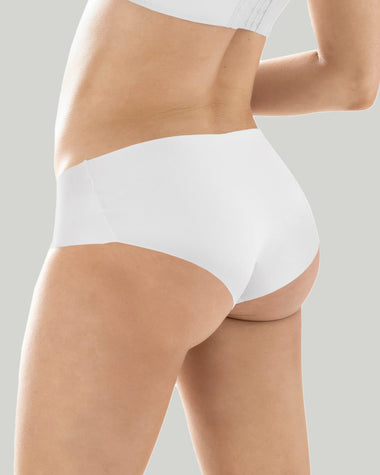 Bloomer hipster invisible ultraplano sin elásticos y de pocas costuras#color_000-blanco