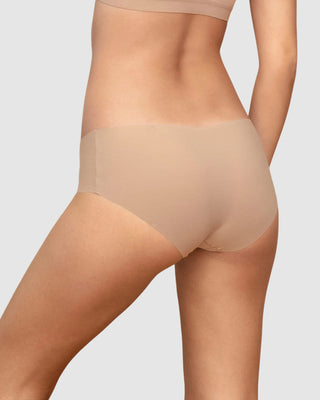 Bloomer hípster invisible ultraplano sin elásticos y de pocas costuras