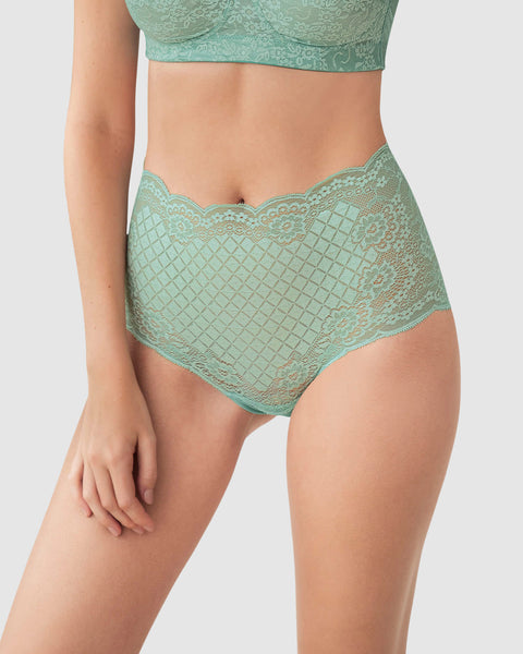 Bloomer clásico en encaje smartlace#color_644-verde