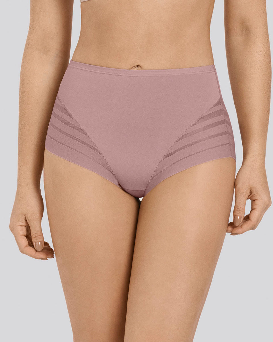 Bloomer faja clásico con control moderado de abdomen y bandas en tul