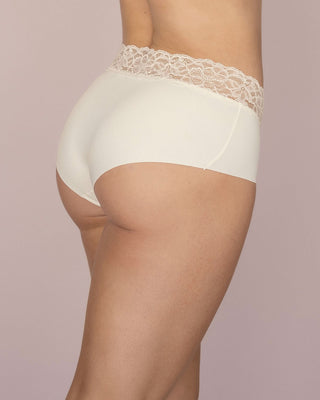 Bloomer hípster en tela ultraliviana con franja de encaje
