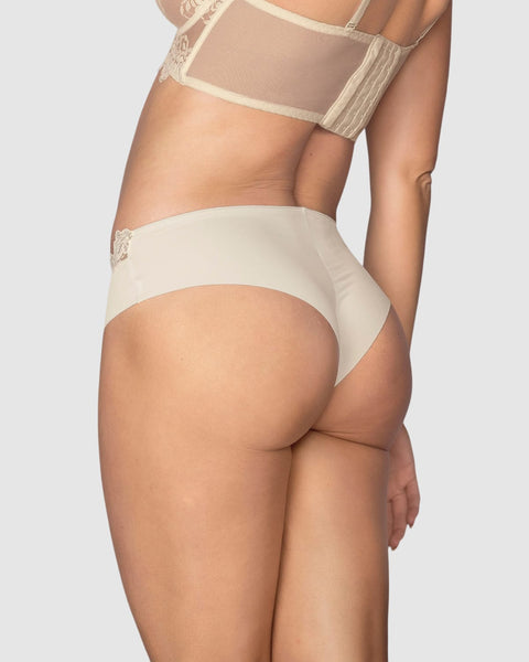 Bloomer cachetero en tela ultraliviana con encaje#color_898-marfil