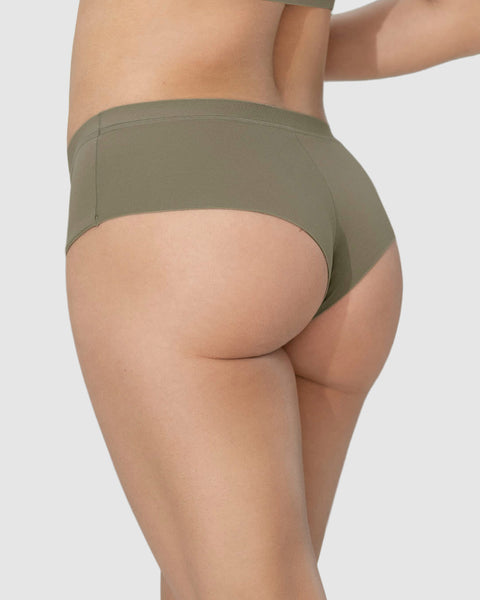 Bloomer cachetero invisible talla única comodidad total#color_606-verde-oliva