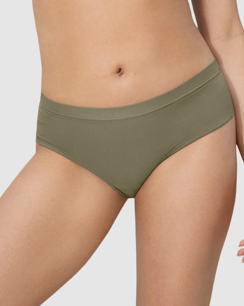 Bloomer cachetero invisible talla única comodidad total#color_606-verde-oliva