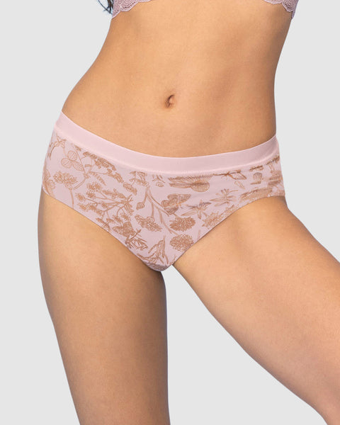 Bloomer cachetero invisible talla única comodidad total#color_814-rosa-estampado