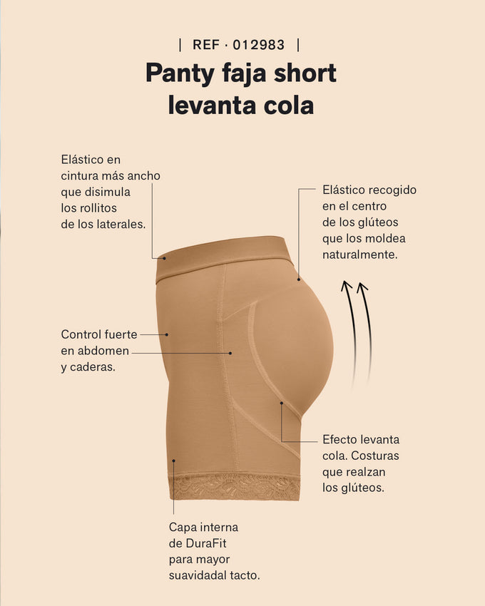 Short Gainant Leonisa à Dos En U - Effet Invisible Sous Les Vêtements - Contrôle Modéré Abdomen Et Effet Fessiers Lifté - Pour Robes Dos Nu Et Soirées - 9