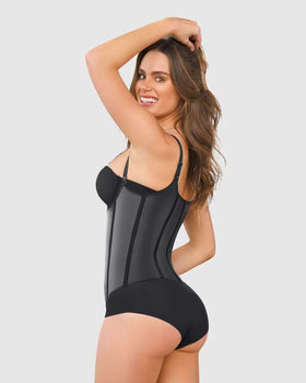Faja chaleco busto libre de control extrafuerte luce hasta 2 cm menos#color_700-negro