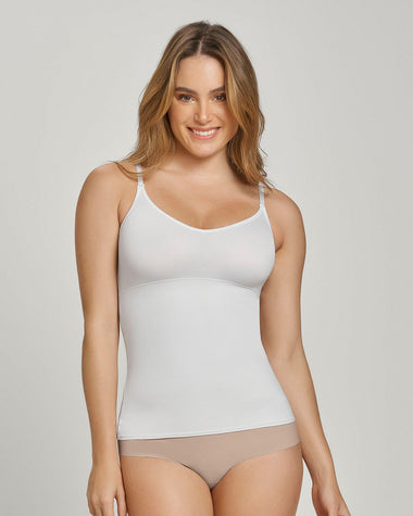 Camiseta multiusos de control de abdomen#color_000-blanco