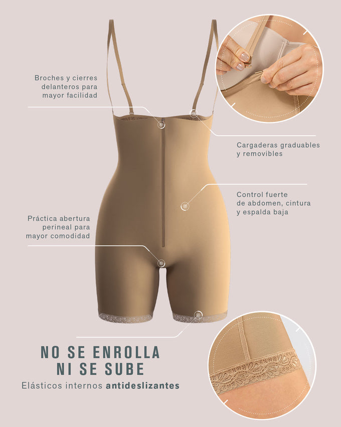 Faja cachetero levanta glúteo - control abdomen - 100% Colombiano