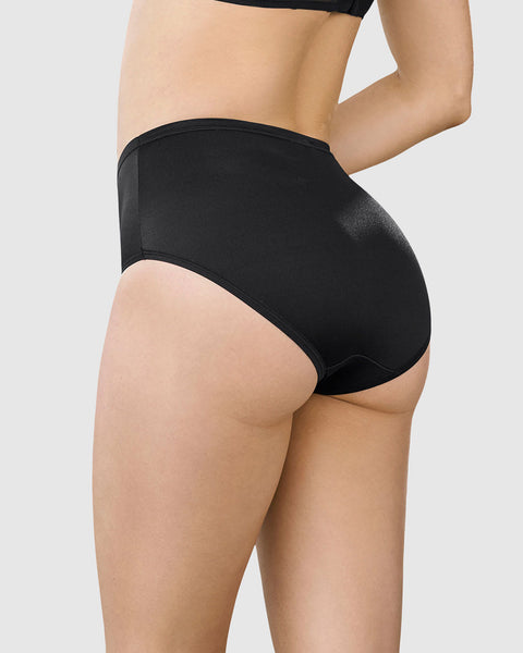 Bloomer clásico pierna alta con excelente cubrimiento telasuave#color_700-negro
