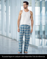 Pantalón largo elaborado en algodón para hombre te llegará en el color disponible#color_999-azul