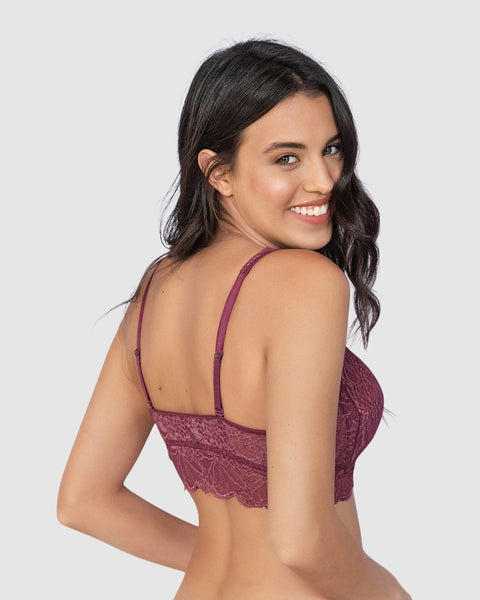 Bralette con copas en espuma cubierto en encaje#color_430-vino