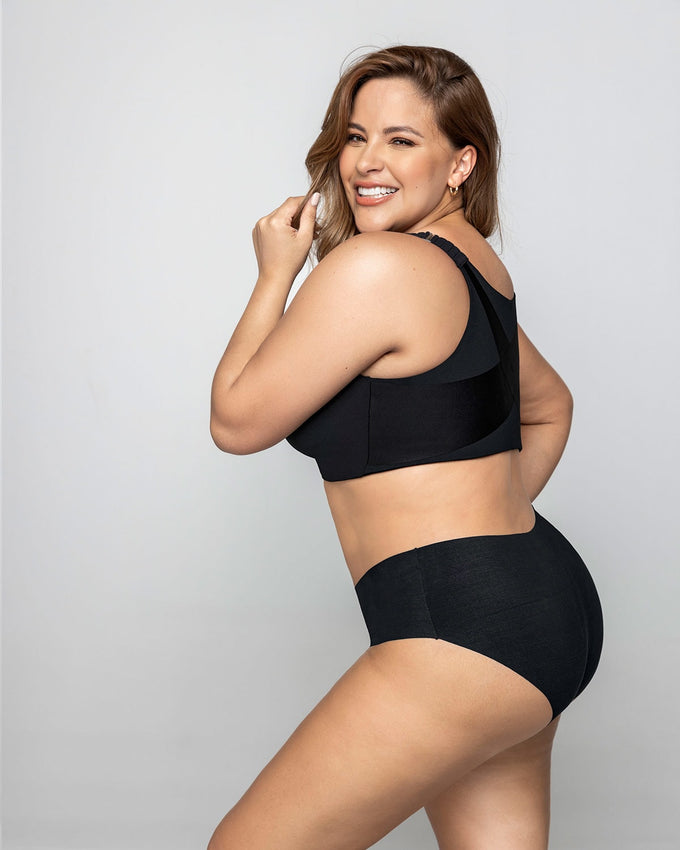 Brasier de soporte de espalda con cargaderas ajustables multi-support bra#color_700-negro